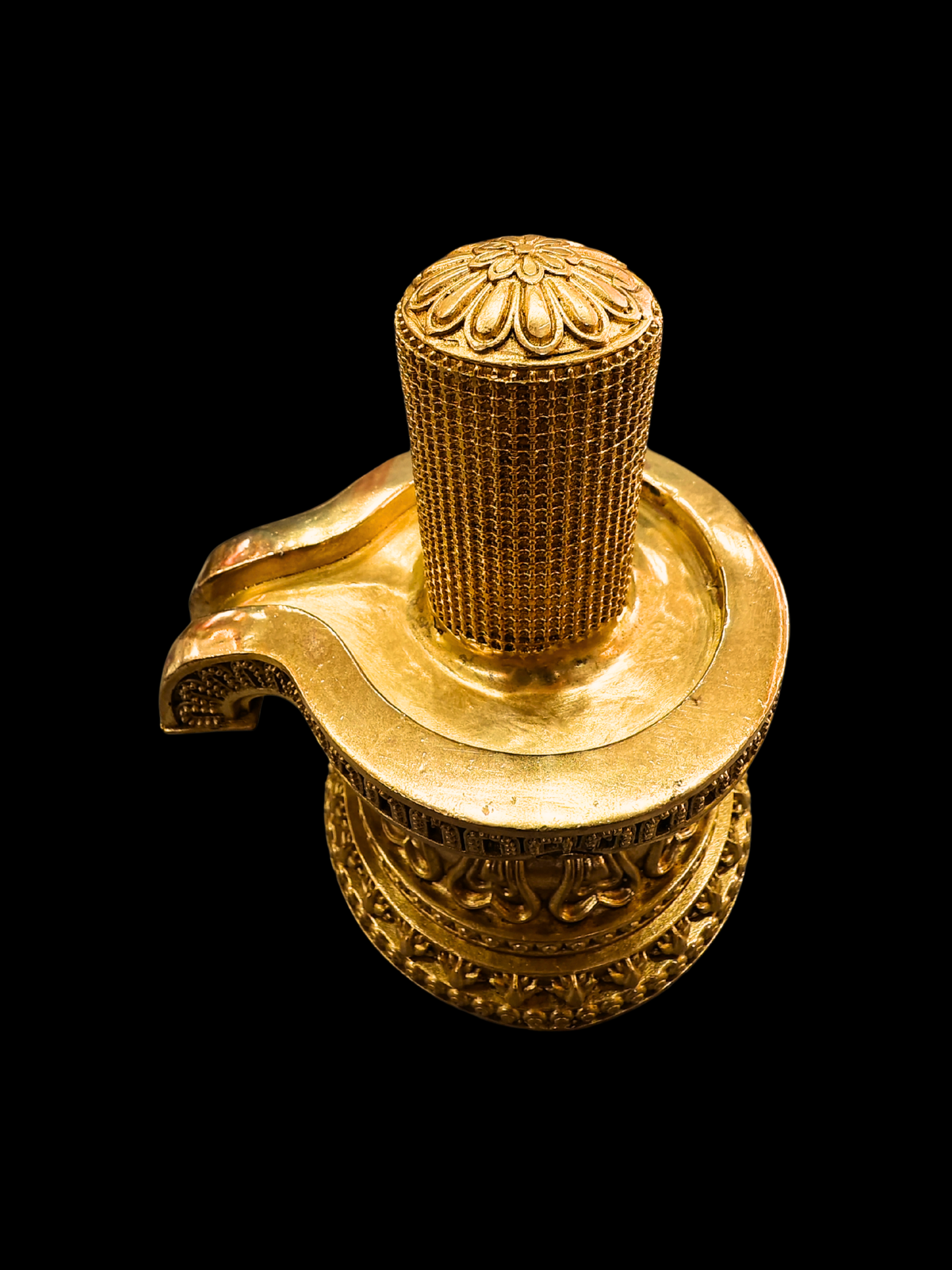 Brass Shiva Lingam with 108 Mini Shivlings