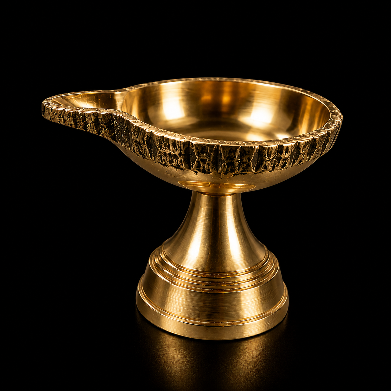 Brass Diya – Handcrafted Deepak for Pooja, Aarti & Festive Decor
