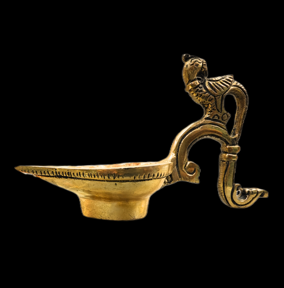 Pure Brass Deepak | Traditional Oil Lamp