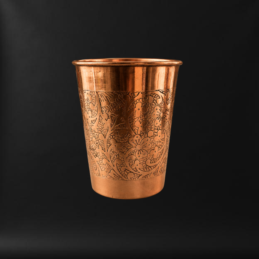 Copper Ayurvedic Vessel(glass)