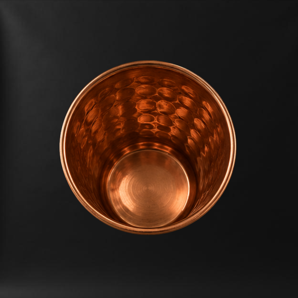 Copper Ayurvedic vessel(glass)