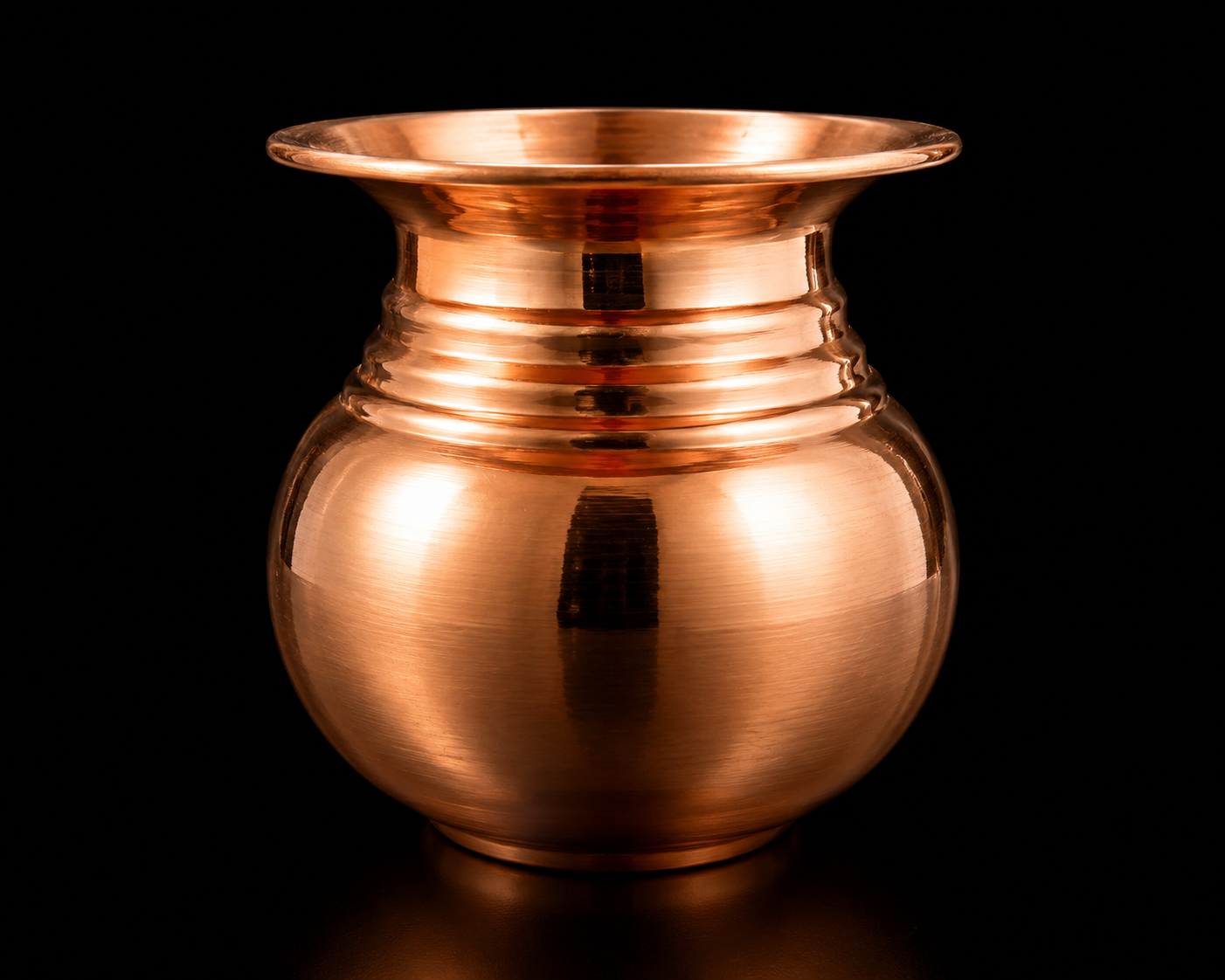 Pure Copper Lota – Traditional Pooja Kalash for Rituals & Wellness