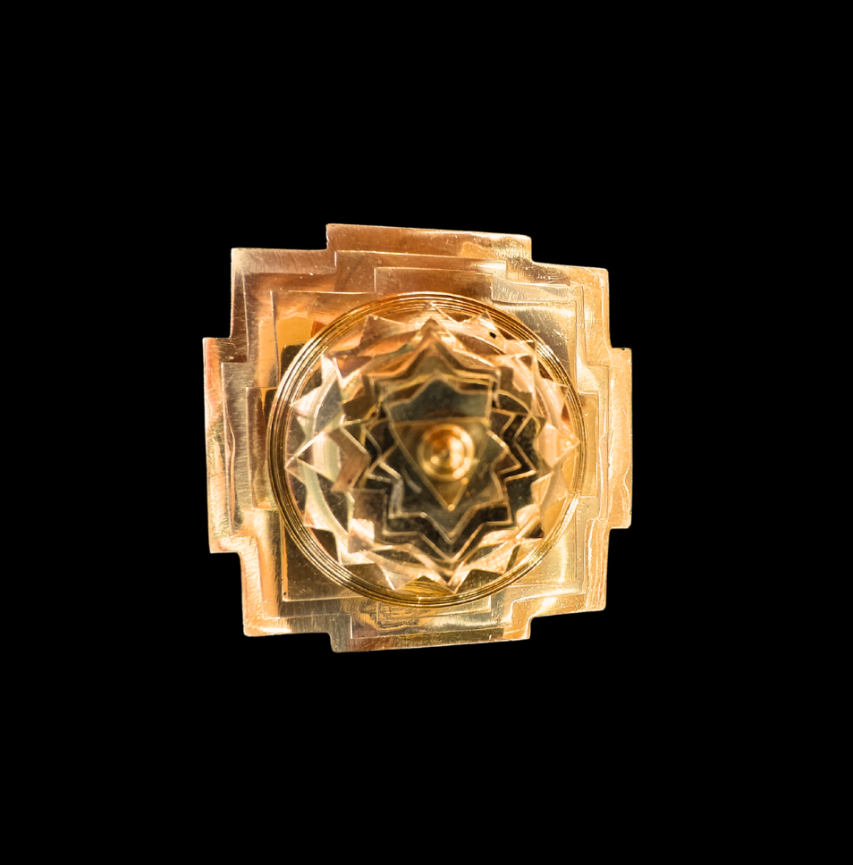 Pure Brass Shri Yantra | Shubh Vastu for Home & Office
